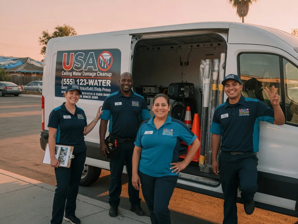 Ceiling Water Damage Restoration company in Pointblank, TX